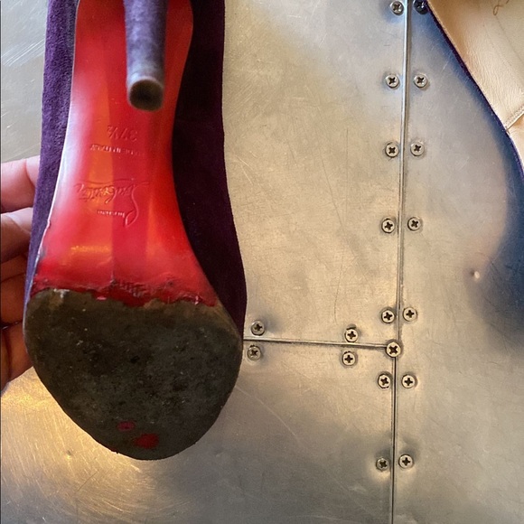 Christian Louboutin Vendome 120 Veau Velours - Picture 10 of 10